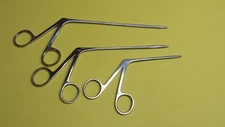 3 PCS HARTMAN ALLIGATOR FORCEPS SERRATED 3.5'' 5.5'' 6.5'' SURGICAL INSTRUMENTS