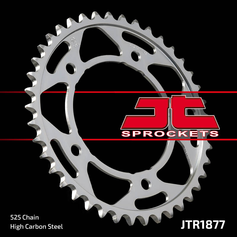 Pignon arrière JT 4684 41 en acier carbone premium pour chaîne 525 Yamaha YZF R1