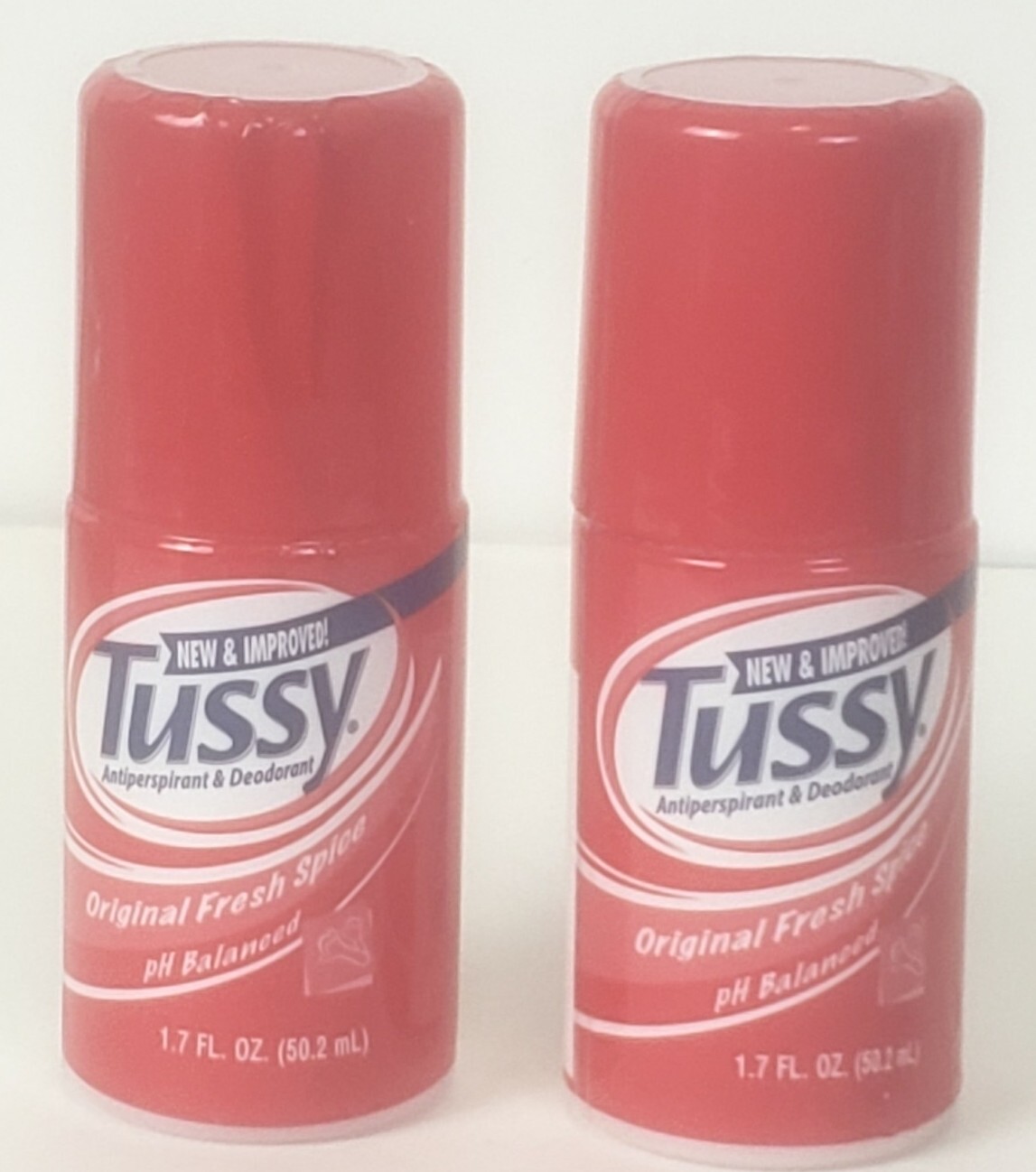 Tussy AntiPerspirant Deodorant RollOn Original, Fresh Spice 1.70 oz (2 Pack) eBay