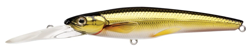 Live Target Rainbow Smelt Jerkbait / Crankbait (RS115D) PROFUNDO - Elige 3 colores Foto 4 de 4