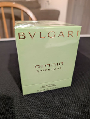BVLGARI OMNIA GREEN JADE 2.2oz - 65ml EAU DE TOILETTE SPRAY NIB SEALED