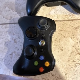 Microsoft Xbox 360 Wireless Controller Black OEM Genuine/Tested/Working
