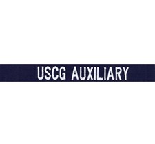 U.S. Coast Guard Auxiliary Sew-on Name Tape