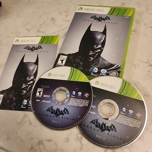 Batman Arkham Origins Xbox 360 - Complete in Box CIB - Tested & Works