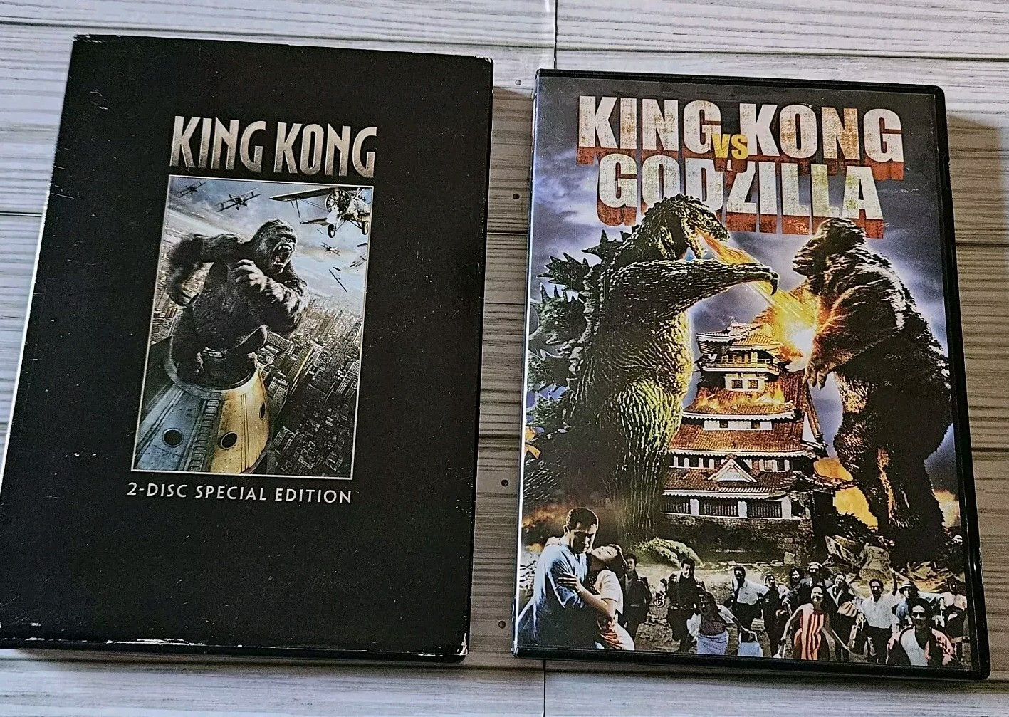 King Kong vs Godzilla 2005 DVD and King Kong 2-Disc Special Edition 2003 Lot