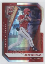 2021 Panini Elite Extra Edition Prime Numbers A Die-Cut 26/125 Alex Binelas uk2