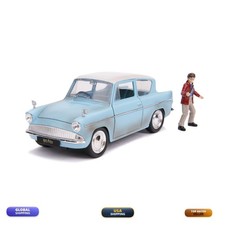 Jada Harry Potter 124 1959 Ford Anglia Die-cast Car And 2.75" Harry Potter