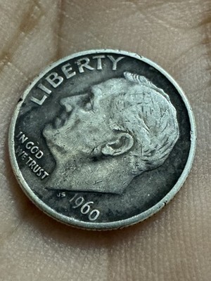 1960 Roosevelt Silver Dime Circulated US Coin