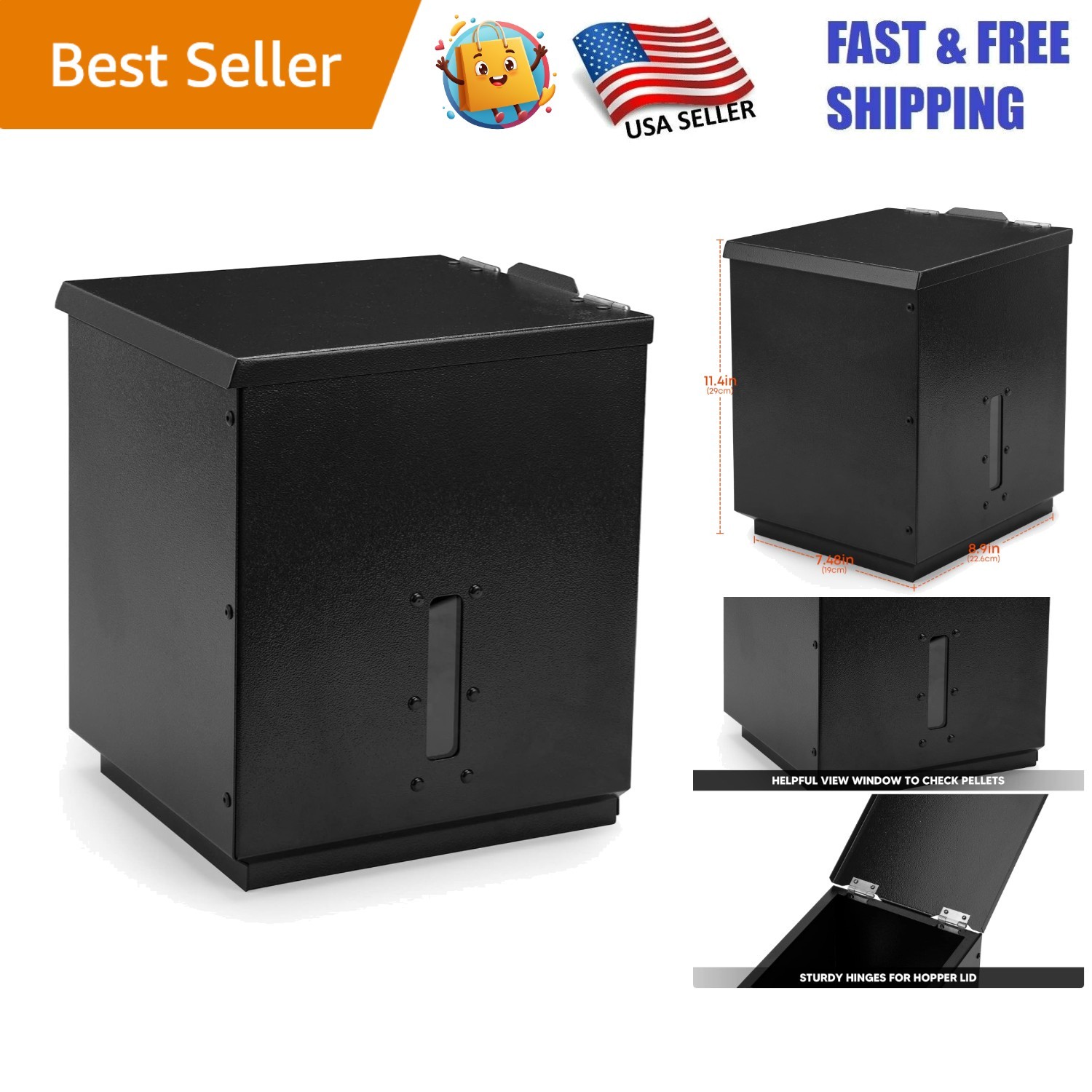 Pellet Grill Hopper Extension - Pit Boss 340/440 Series with