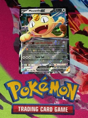 Pokémon TCG Meowth EX Basic Holo Rare Pokémon eX 062/088 170 HP 60