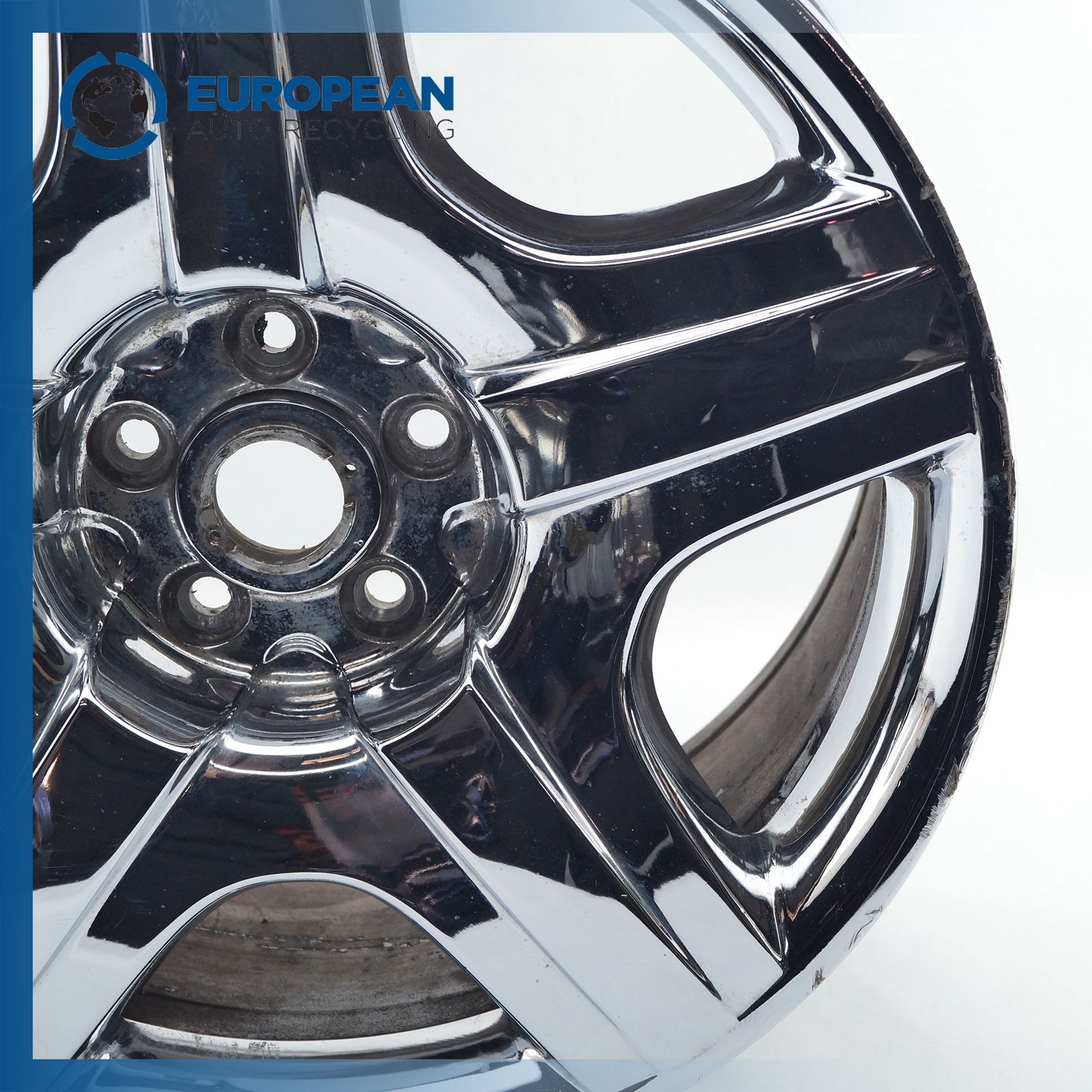 05-12 BENTLEY CONTINENTAL GT 19x9.5 Wheel Rim - OEM (5 spoke) CHROME 3W0601025H