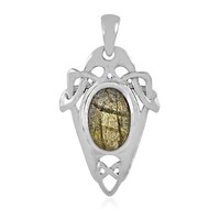 Cavill Labradorit AnhäNger 3,42Ct Oval Silber 925 Damen Schmuck Elegant