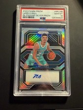 PSA 10 2020 Prizm LAMELO BALL Rookie Penmanship Auto RC Silver Gem Mint Pop 4