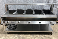 Servewell Vollrath 38005 5-well Stainless 76" Hot-food Steam Table 120V 2400W