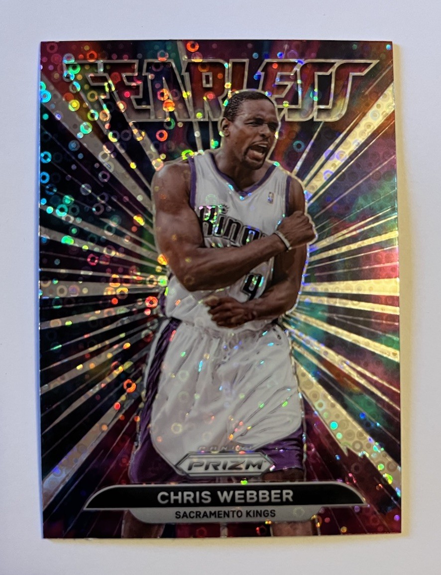 2021-22 Panini Prizm Chris Webber Fearless Fast Break Prizm NBA Card #16