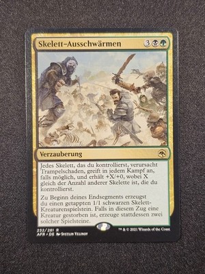 MAGIC MTG - Skelett-Ausschwärmen - AFR 232/281 - Forgotten Realms - RARE - TOP