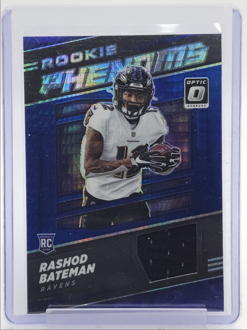 Rashod Bateman Panini Donruss Optic Rookie Phenoms Memorabilia #RP10 Blue Hyper
