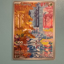 Pokemon Deerling 165/162 SV05 Temporal Forces Illustration Rare Full Art Holo EN on eBay