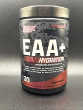 Nutrex Research, EAA+ Hydration, Fruit Punch, 13.76 oz (390 g) Exp 02/2027