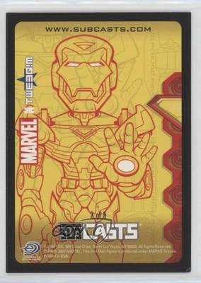 2007 Upper Deck Fleer Marvel Masterpieces SubCasts Game Cards Iron Man #2 0kg8