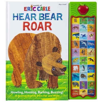 World of Eric Carle, Hear Bear Roar 30-Button Animal Sound Book - Great for ...