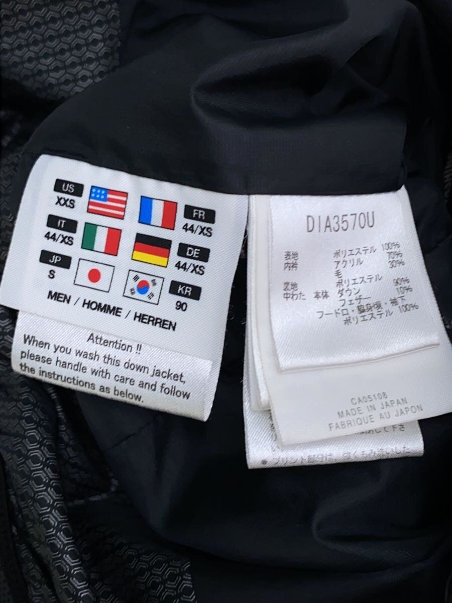 Black DESCENTE Down Jacket XXS Polyester DIA3570U - image 4