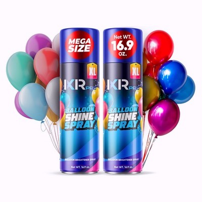 Balloon Shine Spray (2 x 16.9 oz) Shine Balloon Spray Upgraded Formula