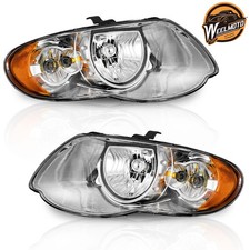 Weelmoto Pair Headlight For 2005-2007 Chrysler Towncountry 119 Long Wheel Base
