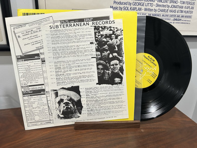 Flipper - Generic Flipper - Vinyl LP - Subterranean Records - 2 Inserts - First