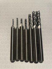 7X CO-HSS long End Mills Endmills 1.5mm 2mm 2.5mm 3mm 4mm 5mm 6mm, 6mm OD shank