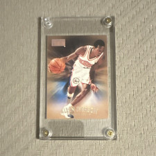 Topps Finest 1996 Allen Iverson Rookie #12 Philadelphia 76ers NBA Card. rookie card picture