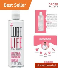 Silicone Lubricant 8Oz Water Resistant Long Lasting Personal for Men Women Co...