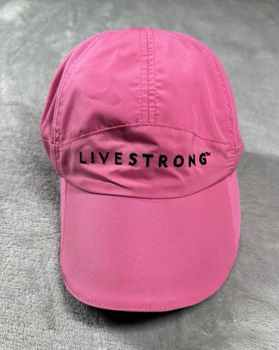 Nike Fit Dry Livestrong 7 Panel Running Hat Cap Strapback Women’s OS Pink 2009