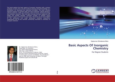Vijaykumar Shivdasrao More | Basic Aspects Of Inorganic Chemistry | Taschenbuch