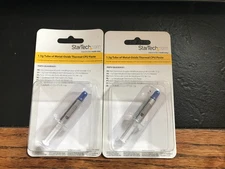 TWO StarTech Silver Grease 1 Thermal Paste Tubes 1.5 Grams