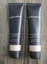 Set 2 Laura Mercier Tinted Moisturizer Oil Free SPF 20 25ml In 0N1 PETAL SEALED