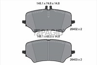 Pagid Bremsbelagsatz Scheibenbremse T3186N FüR Mercedes EQE V295 SUV X294 EQS