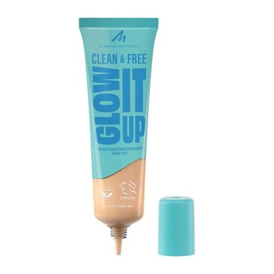 Glow It Up Skin Tint 030 Soft Porcelain, feuchtigkeitsspendend, Manhattan