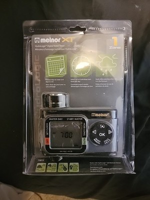 NEW FACTORY SEALED Melnor XT 1 Zone Hydrologic Digital Water Timer (MODEL 73015)