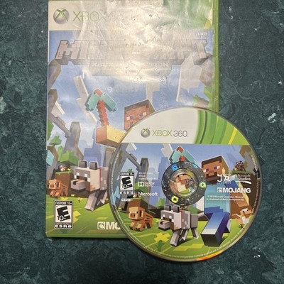 Minecraft Xbox 360 disc game TESTED