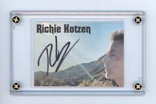 Richie Kotzen Autographed Trading Card Sized Signed Cut ACOA