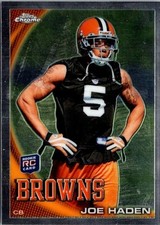 2010 Topps Chrome Joe Haden #C86 RC Rookie Card Cleveland Browns Steelers