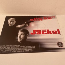 THE JACKAL (1997) Original Cinema Bruce Willis, Richard Gere movie poster