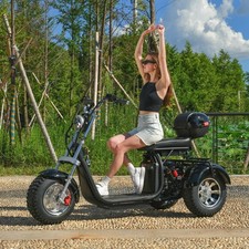 Max Load 550 IBS Aldult Electric Tricycles 3000W Powerful Motor Max Speed 45KM/H