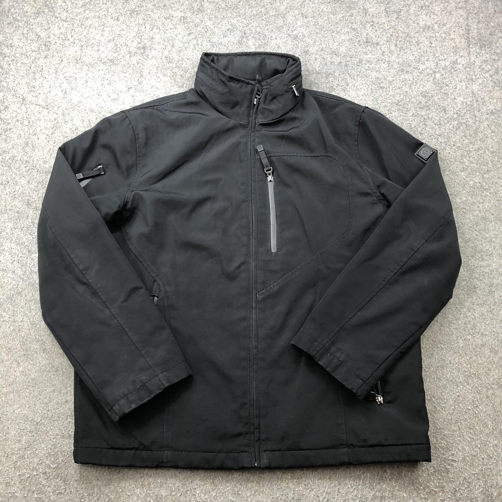 Tumi Jacket Mens Medium Tech Full Zip Softshell W… - image 1