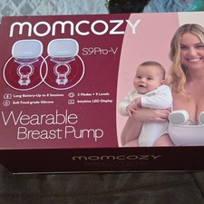 Momcozy S9Pro-V Hands-Free Double Electric Breast Pump Kit 24mm White/Gray