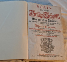 4, 1  KG Große Antike Bibel Barock Bibel 170...