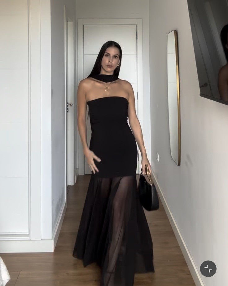 transparent midi dress Versace Knit Slashed Back Transparent Midi Dress
