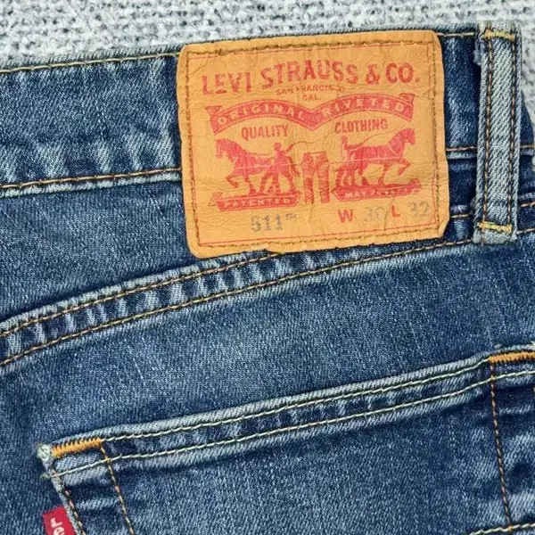 Levi's 511 Vintage Wash Denim Jeans, Size 30 thumbnail 3