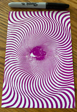 A WORLD BEYOND. A5 RAVE FLYER. 4/12/91. IMAGE 2, LINCOLNSHIRE. LOOK !!!!!!!!!